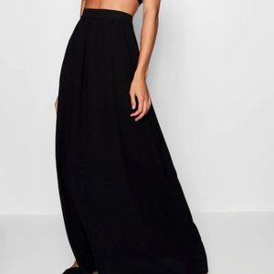 H&M Basic Black Maxi Skirt